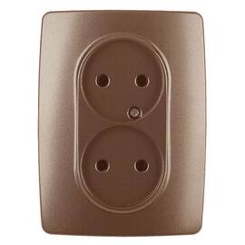 Розетка 2x2P Эра 12-2107-14 Б0031246