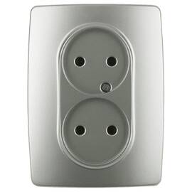Розетка 2x2P Эра 12-2107-15 Б0031247