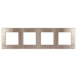 Рамка для розеток и выключателей на 4 поста Эра 12-5104-13 Б0052536