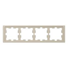 Рамка 4-постовая Schneider Electric Merten D-Life MTN4040-6533