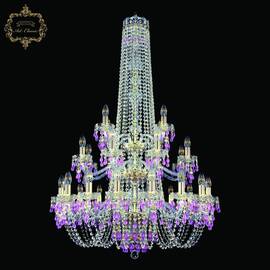 Подвесная люстра Art Classic 11.24.16+8+4.300.3d.h-128.Gd.V7010