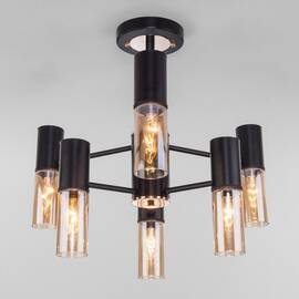 Люстра на штанге Eurosvet Tesoro 70125/6 черный Smart a053245