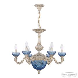 Подвесная люстра Bohemia Ivele Crystal AL79101P/6/175 WMG P Aquamarine/M-1F