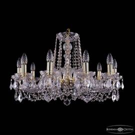 Подвесная люстра Bohemia Ivele Crystal 1402/10/240 G Leafs