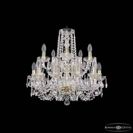 Подвесная люстра Bohemia Ivele Crystal 1402/10+5/195/2d G