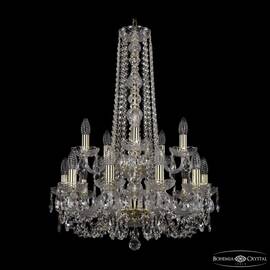 Подвесная люстра Bohemia Ivele Crystal 1402/10+5/195/h-80/2d G
