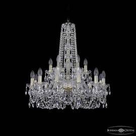Подвесная люстра Bohemia Ivele Crystal 1402/12+6/240/h-75 G