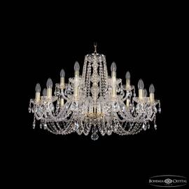 Подвесная люстра Bohemia Ivele Crystal 1402/12+6/300 G