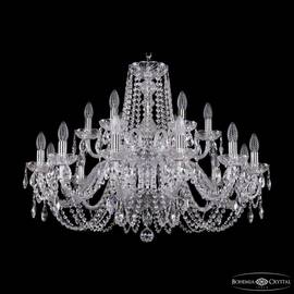 Подвесная люстра Bohemia Ivele Crystal 1402/12+6/300/2d Ni