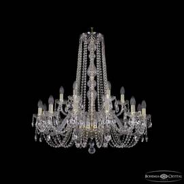 Подвесная люстра Bohemia Ivele Crystal 1402/12+6/300/h-90 G