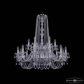 Подвесная люстра Bohemia Ivele Crystal 1402/12+6/300/h-91/2d Ni