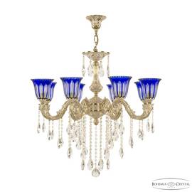Подвесная люстра Bohemia Ivele Crystal Florence 71101/8/250 B GW P2 U Clear-Blue/H-1H