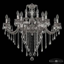 Подвесная люстра Bohemia Ivele Crystal Verona 72118/16/285 B Ni