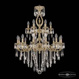 Подвесная люстра Bohemia Ivele Crystal Verona 72401/12+6/250/2d B FP FH1M