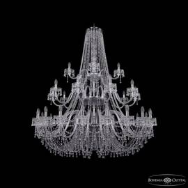 Подвесная люстра Bohemia Ivele Crystal 1410/20+10+5/530/3d Ni V0300