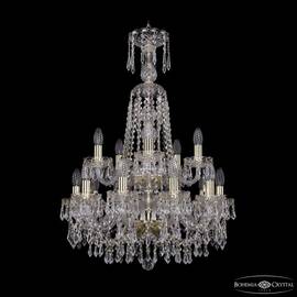 Подвесная люстра Bohemia Ivele Crystal 1403/10+5/195/XL-84/2d G