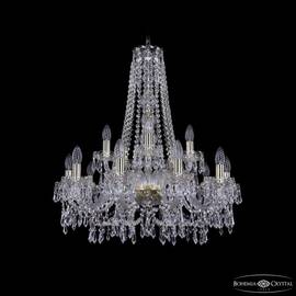 Подвесная люстра Bohemia Ivele Crystal 1403/10+5/240/h-76 G