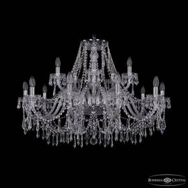 Подвесная люстра Bohemia Ivele Crystal 1403/10+5/360 Ni