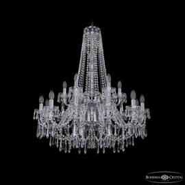 Подвесная люстра Bohemia Ivele Crystal 1403/12+6/300/h-100/2d Ni
