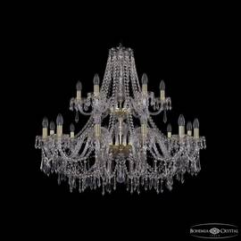 Подвесная люстра Bohemia Ivele Crystal 1403/12+6/360/2d G