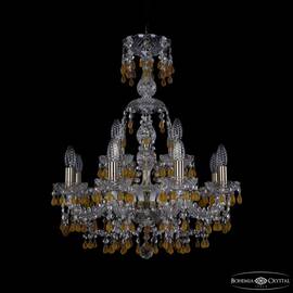 Подвесная люстра Bohemia Ivele Crystal 1410/8+4/195/XL-66 Pa V1003