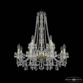 Подвесная люстра Bohemia Ivele Crystal 1410/8+4/240/h-74 G V0300