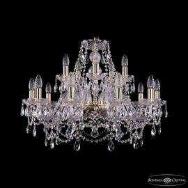 Подвесная люстра Bohemia Ivele Crystal 1411/10+5/240 G