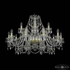 Подвесная люстра Bohemia Ivele Crystal 1411/10+5/360 G