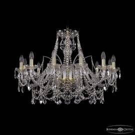 Подвесная люстра Bohemia Ivele Crystal 1411/12/300 G Leafs