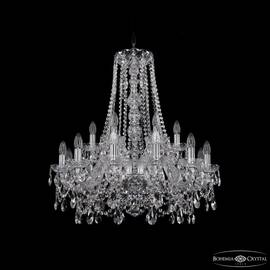 Подвесная люстра Bohemia Ivele Crystal 1411/12+6/240/h-80 Ni