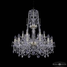 Подвесная люстра Bohemia Ivele Crystal 1411/12+6/240/XL-83 G