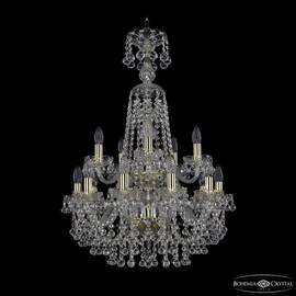 Подвесная люстра Bohemia Ivele Crystal 1409/10+5/195/XL-83/2d G