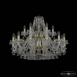 Подвесная люстра Bohemia Ivele Crystal 1409/12+6/300/2d G