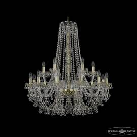 Подвесная люстра Bohemia Ivele Crystal 1409/12+6/300/h-95 G
