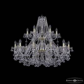 Подвесная люстра Bohemia Ivele Crystal 1409/12+6/360/2d G