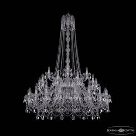 Подвесная люстра Bohemia Ivele Crystal 1411/20+10+5/460/h-175/2d Ni
