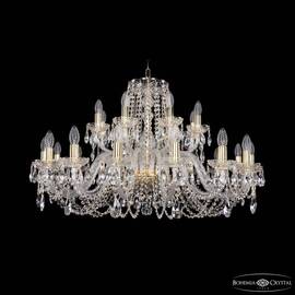 Подвесная люстра Bohemia Ivele Crystal 1402/16+8/360 G