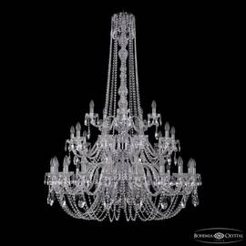 Подвесная люстра Bohemia Ivele Crystal 1402/20+10+5/400/h-158/3d Ni
