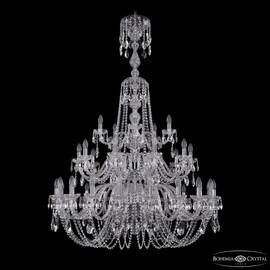 Подвесная люстра Bohemia Ivele Crystal 1402/20+10+5/400/XL-158/3d Ni