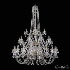 Подвесная люстра Bohemia Ivele Crystal 1402/20+10+5/530/h-206/3d G