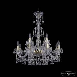 Подвесная люстра Bohemia Ivele Crystal 1409/8+4/240/XL-76 G