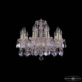 Подвесная люстра Bohemia Ivele Crystal 1413/10/165 G Leafs