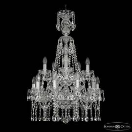 Подвесная люстра Bohemia Ivele Crystal 1413/10+5/200/XL-90/2d Ni