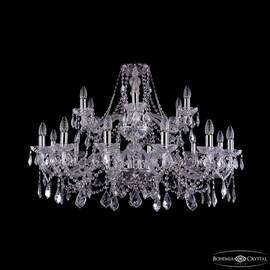Подвесная люстра Bohemia Ivele Crystal 1413/12+6/360/2d Ni Leafs