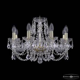 Подвесная люстра Bohemia Ivele Crystal 1402/8/195 G Leafs