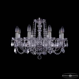 Подвесная люстра Bohemia Ivele Crystal 1402/8/195 Ni Leafs