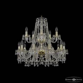 Подвесная люстра Bohemia Ivele Crystal 1410/10+5/240/2d G V0300