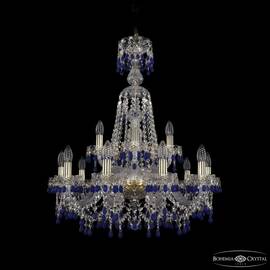 Подвесная люстра Bohemia Ivele Crystal 1410/10+5/240/XL-80 G V3001