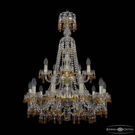 Подвесная люстра Bohemia Ivele Crystal 1410/10+5/240/XL-91/2d G V1003
