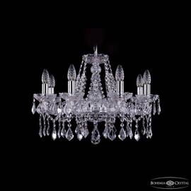 Подвесная люстра Bohemia Ivele Crystal 1413/8/200 Ni Leafs